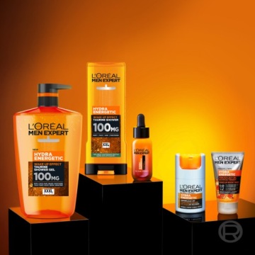 Набор L'Oréal Men Hydra Energetic: гель для душа + крем и гель для лица