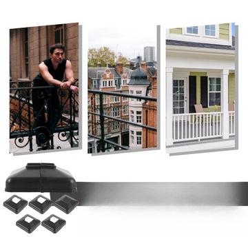 ПЕРИЛА КВАДРАТНЫЕ ДЛЯ ЗАБОРОВ 6 ШТ.