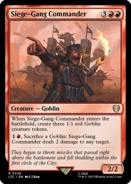 MTG Siege-Gang Commander (R)