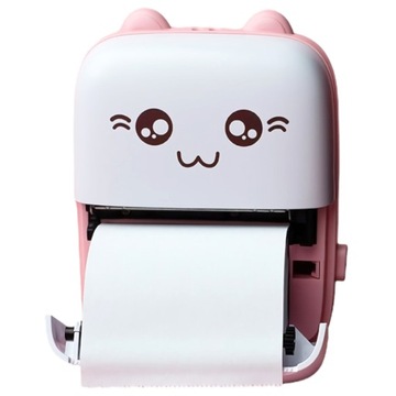 МИНИ ТЕРМОПРИНТЕР DRUKUŚ CAT ДЛЯ ФОТО НАКЛЕЙКОВ, ПОРТАТИВНЫЙ + РОЛИКИ