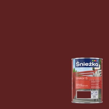 Farba Urekor S Czerwony Tlenkowy 10L Śnieżka