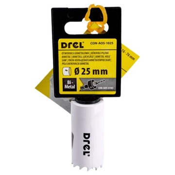 КОРОНКА БИМЕТАЛЛИЧЕСКАЯ ДЛЯ МЕТАЛЛА ДЕРЕВА ПЛАСТИКА 25 мм УНИВЕРСАЛЬНАЯ