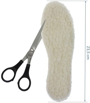 WKŁADKI DO BUTÓW ZIMOWE FILCOWE WEŁNA OWCZA r. 36