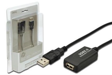Kabel repeater USB 2.0 DIGITUS DA-70130-4 5m