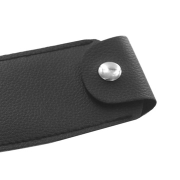 Футляр для губной гармошки из искусственной кожи с пряжкой, компактная коробка, 10 отверстий, серебристый