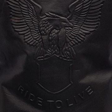 Мотоциклетный кожаный жилет Live to Ride 4XL