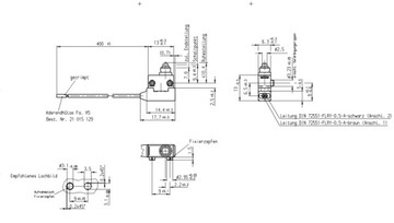 Mikrostyk microswitch mikrowłącznik microstyk przerywnik kranu przerywnik s