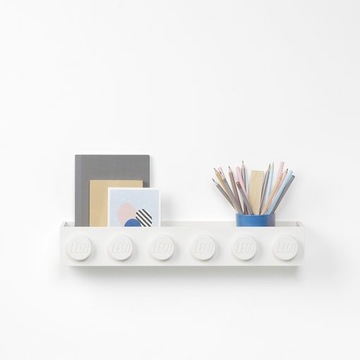 LEGO ПРОДОЛЬНАЯ ПОЛКА КИРПИЧ 6 БЕЛАЯ 41121735