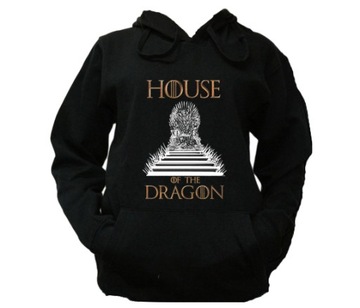 L BLUZA KAPTUR MĘSKA RÓD SMOKA HOUSE OF DRAGON