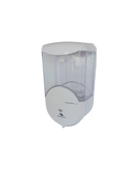 Bezdotykowy automatyczny dozownik dystrybutor mydła naścienny 600 ml biały