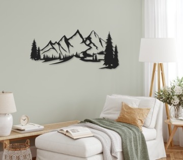 АЖУРНАЯ ЖИВОПИСЬ ГОРНЫЙ УКРАШЕНИЕ НА СТЕНУ 3D ОРНАМЕНТ HDF