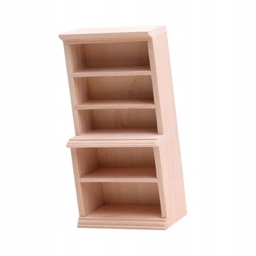 Miniaturowa Drewniana Półka na Książki Sypialnia
