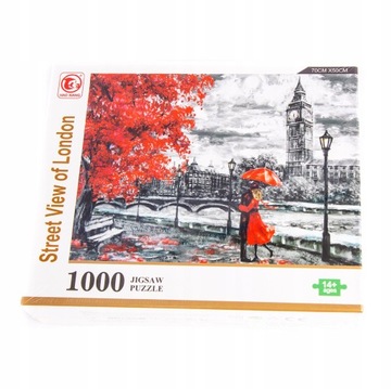 PUZZLE 1000el. Ulice Londynu BIG BEN LONDYN