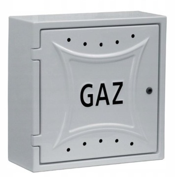 SZAFKA SKRZYNKA GAZOWA G63 60 x 60 x 25 POPIELATA