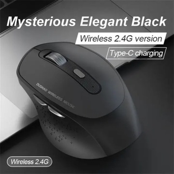 RYRA podwójny tryb Bluetooth 2.4G bezprzewodowa mysz type-c akumulatorowa
