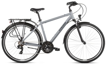 Kross Trans 1.0 Męski 2023 Szary - Czarny Mat