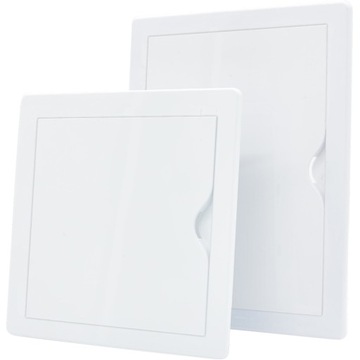DRZWICZKI REWIZYJNE 10x10 cm PLASTIKOWE ABS BIAŁE