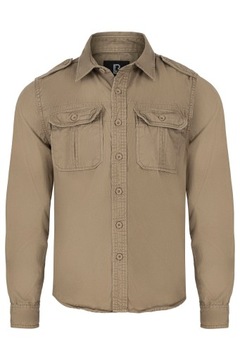 Brandit Vintage Рубашка с длинным рукавом светло-коричневого цвета XL