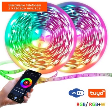Светодиодная лента WiFi RGB 5м 24Вт + Блок питания - КОМПЛЕКТ