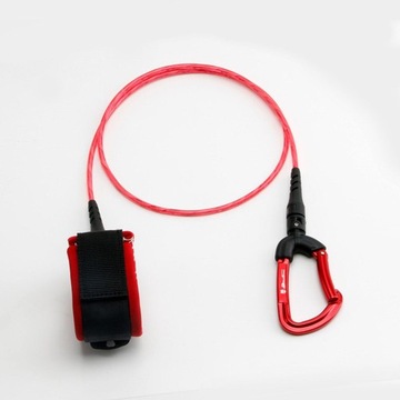 Поводок для фридайвинга, разрывная сила 24кН, сталь.