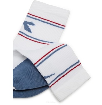 Tenisové ponožky Diadora Socks Court bielo-morské 35/38