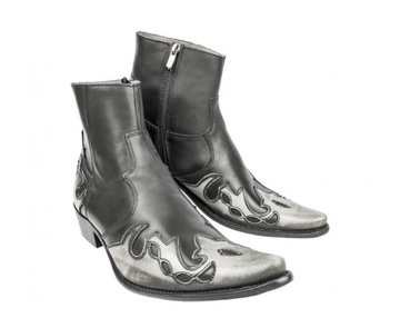 BUTY MOTOCYKLOWE SKÓRZANE CHOPEER KOWBOJKI WEST 41