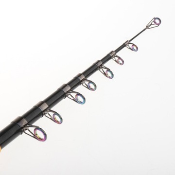 Teleskopowa wędka z włókna węglowego Super 2,7 m