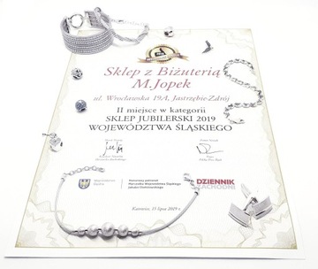 M.JOPEK SREBRNA ZAWIESZKA/WISIOREK p.925 - LIŚĆ