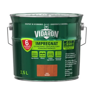 Impregnat do drewna Vidaron mahoń V24 2,5L