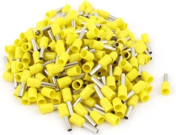 KOŃCÓWKA TULEJKOWA IZOLOWANA 70/20 ŻÓŁTA