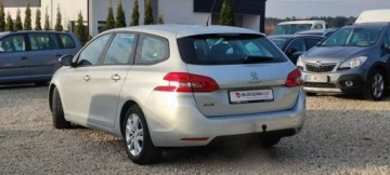 Peugeot 308 II 2014 Peugeot 308 1.6 HDI 120 kM Klima Nawigacja Temp LED Bluetooth Serwis GWARA, zdjęcie 5