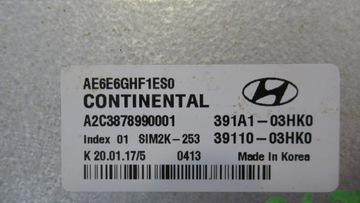 HYUNDAI IONIQ 19 1.6 H JEDNOTKA ŘÍZENÍ MOTORU