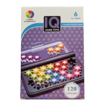 Smart Games IQ Puzzle Gwiazdy GRY NA LOGICZNE MYŚLENIE ROZWOJOWA ŁAMIGŁÓWKI
