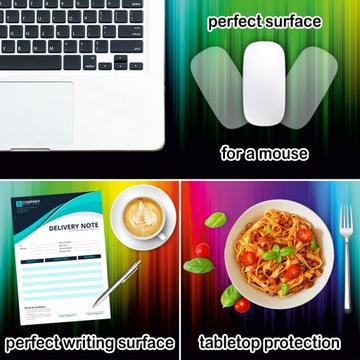 Защитный коврик для стола 120х60 Разноцветные Огни