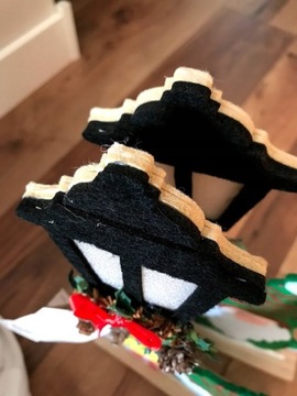 Новогодняя статуэтка WINTER DECORATION MDF FELT LED