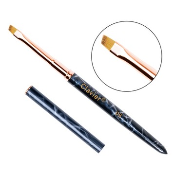 Pędzelek Skośny Do Żelu i Zdobień One Stroke - Nr. 09