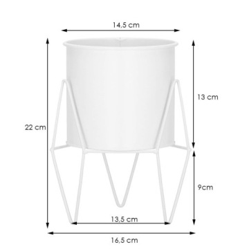 МЕТАЛЛИЧЕСКАЯ ПОДСТАВКА ДЛЯ ЦВЕТОВ ПОДСТАВКА ДЛЯ ЦВЕТОВ РАСТЕНИЯ ЛОФТ СТОЯЩИЙ БЕЛЫЙ СОВРЕМЕННЫЙ