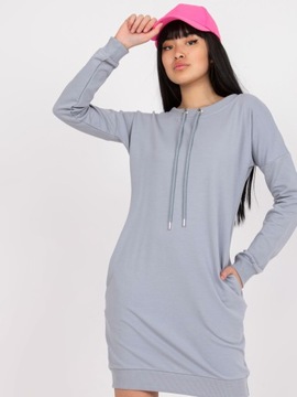 TUNIKA sport COTTON sukienka BLUZA morska zieleń F73 XL