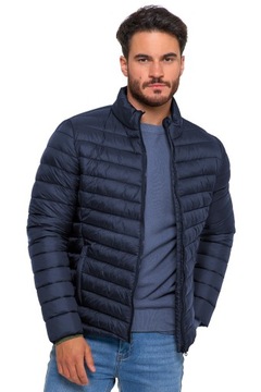 KURTKA MĘSKA PRZEJŚCIOWA PIKOWANA BEZ KAPTURA PUCHOWA NA WIOSNĘ MORAJ XXL