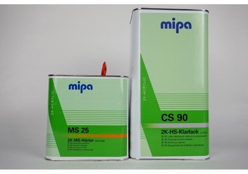 MIPA LAKIER BEZBARWNY CS90 5L+UTW MS 25 7,5L KPL
