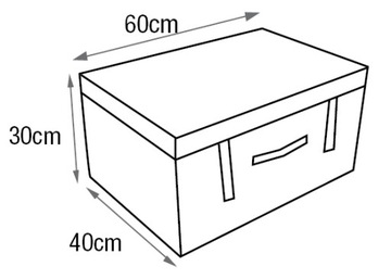 Текстильный сундучок, коробка, контейнер, цветы, розовый, XL