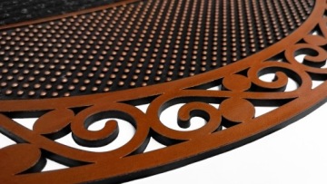 МАССИВНЫЙ ВХОДНОЙ КОВРИК, КОРИЧНЕВЫЙ, ДЛЯ ОБУВИ