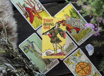 НАБОР ИГРОВАЛЬНЫХ КАРТ ТАРО КЛАССИЧЕСКИХ КАРТ ТАРО ОРИГИНАЛ 1909 РАЙДЕР 78 ШТ.