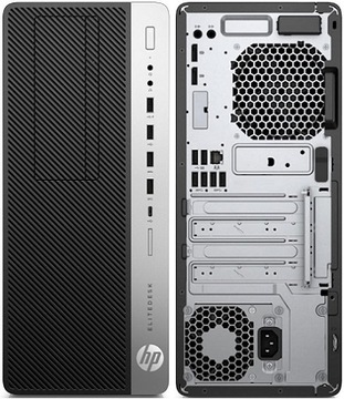 База для компьютера 6-го или 7-го поколения — HP 800 EliteDesk G3 MT.