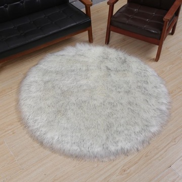 DYWAN OKRĄGŁY DYWANIK MIĘKKI SYPIALNIA SALONU 100cm