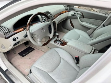 Mercedes Klasa S W220 2001 Mercedes S 600 LONG Biały W12 365KM Gotowy do, zdjęcie 17