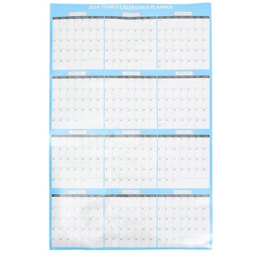 Настенный календарь 2024 на весь год Маленькие расписания