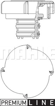 MAHLE BEHR КРЫШКА РАДИАТОРА BMW 5 E39 F10 F07