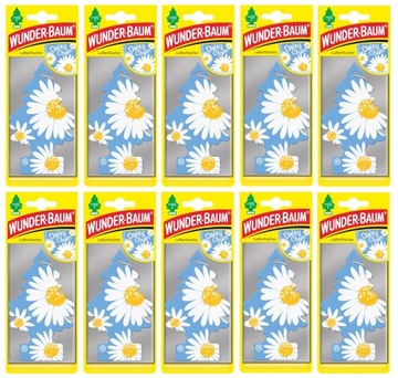 WUNDER BAUM zapach do samochodu DAISY CHAIN STOKROTKI x10 choinka drzewko