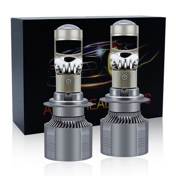 2x Soczewka LED H7 Bi-LED Projektor Żarówki Zestaw
